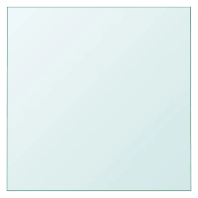 Gehard glazen tafelblad voor eettafels salontafels - Doorzichtig / 40 x 40 cm / 1 - Tafelbladen