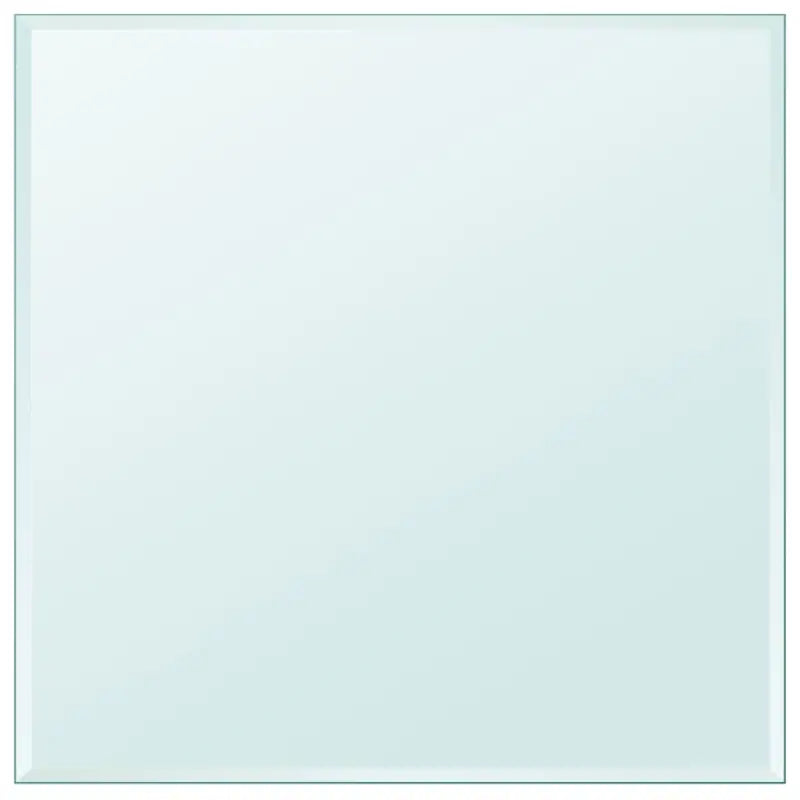 Gehard glazen tafelblad voor eettafels salontafels - Doorzichtig / 80 x 80 cm / 1 - Tafelbladen