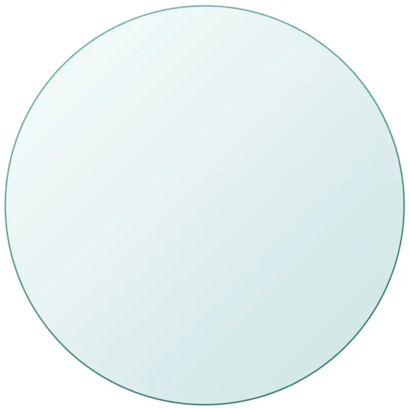 Gehard glazen tafelblad voor eettafels salontafels - Doorzichtig / Ø 90 cm / 1 - Tafelbladen