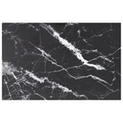 Gehard glazen tafelblad voor eettafels salontafels - Zwart en wit / 100 x 62 cm / 1 - Tafelbladen