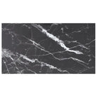 Gehard glazen tafelblad voor eettafels salontafels - Zwart en wit / 120 x 65 cm / 1 - Tafelbladen