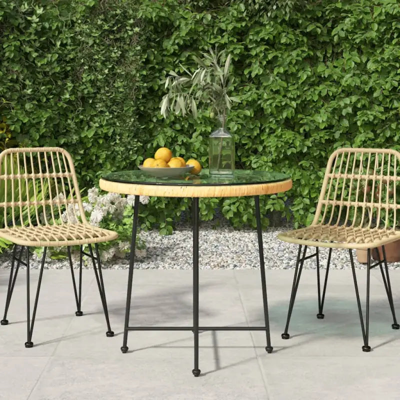 Gehard glazen tuintafel voor stijl en functionaliteit in je tuin of terras - Tuintafels