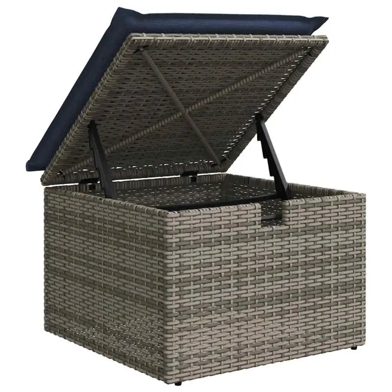 Geleide tuinset met waterdichte zak en grijs gepoedercoat staal - Tuinsets