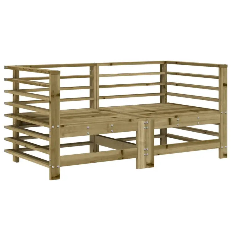 Geluidsarme tuinset van geïmpregneerd grenenhout voor gezellige momenten - Tuinsets