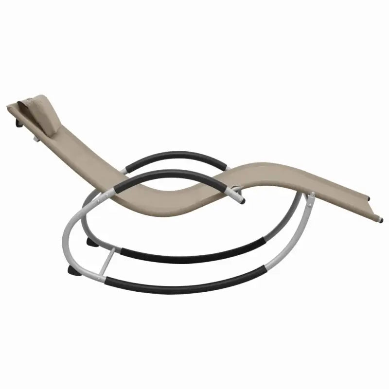 Geometrische ligstoel van gepoedercoat staal en textileen stof - Ligstoelen