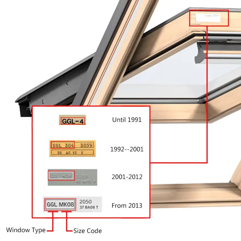 Geplooid rolgordijn voor Velux met meegeleverde montageaccessoires - Jaloezieën & rolgordijnen
