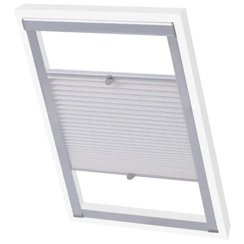 Geplooid rolgordijn voor Velux met meegeleverde montageaccessoires - Wit / m08/308 - Jaloezieën & rolgordijnen