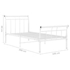 Gepoedercoat metalen bedframe voor een heerlijke nachtrust - Bedden & bedframes