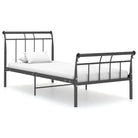 Gepoedercoat metalen bedframe voor een heerlijke nachtrust - Zwart / 90 x 200 cm - Bedden & bedframes