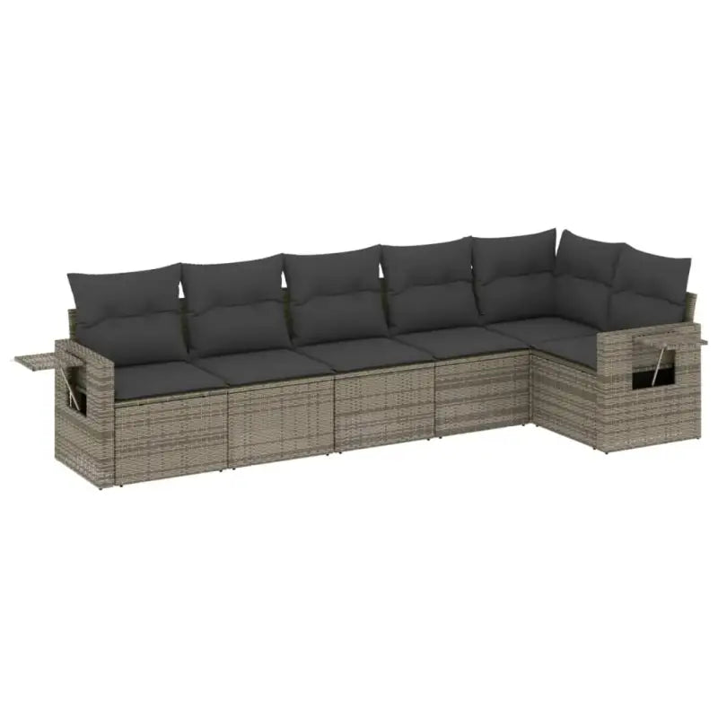 Gepoedercoat staal tuinset in grijs materiaal met perfecte afmetingen - Tuinsets