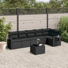 Gepoedercoat staal tuinset in grijs materiaal met perfecte afmetingen - Zwart / Met tafel - Tuinsets