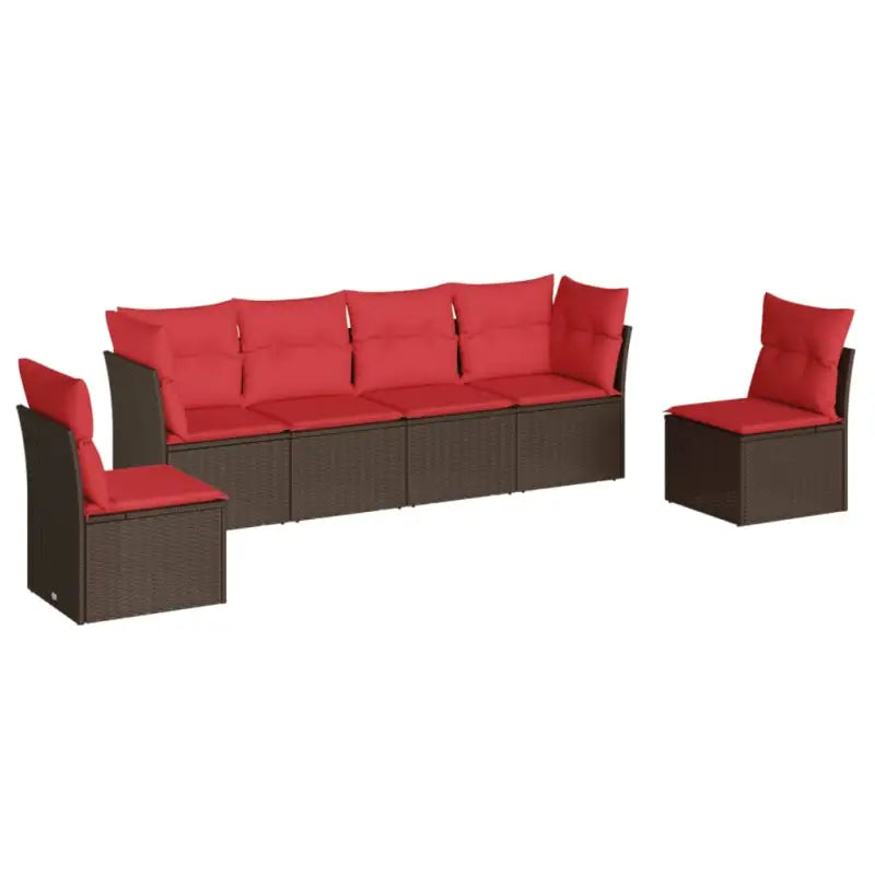 Gepoedercoat staal tuinset met poly rattan en waterdichte tas - Tuinsets