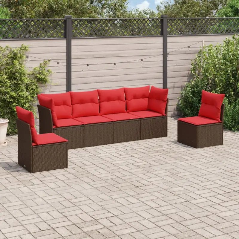 Gepoedercoat staal tuinset met poly rattan en waterdichte tas - Tuinsets