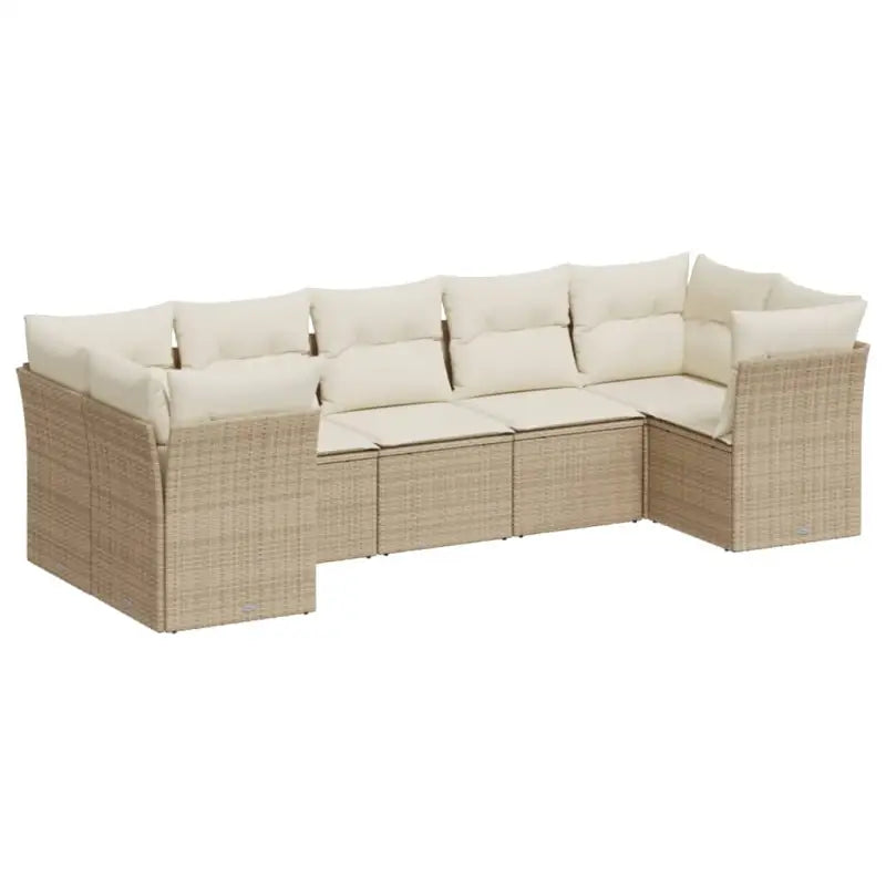 Gepoedercoat staal tuinset met poly rattan for een comfortabele zitervaring - Tuinsets