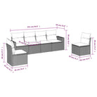 Gepoedercoat staal Tuinset met poly rattan voor comfortabele zitervaring - Tuinsets