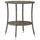 Gepoedercoat staal tuinset met poly rattan voor een comfortabele zitervaring - Tuinsets