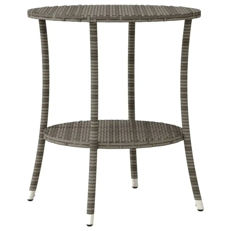 Gepoedercoat staal tuinset met poly rattan voor een comfortabele zitervaring - Tuinsets