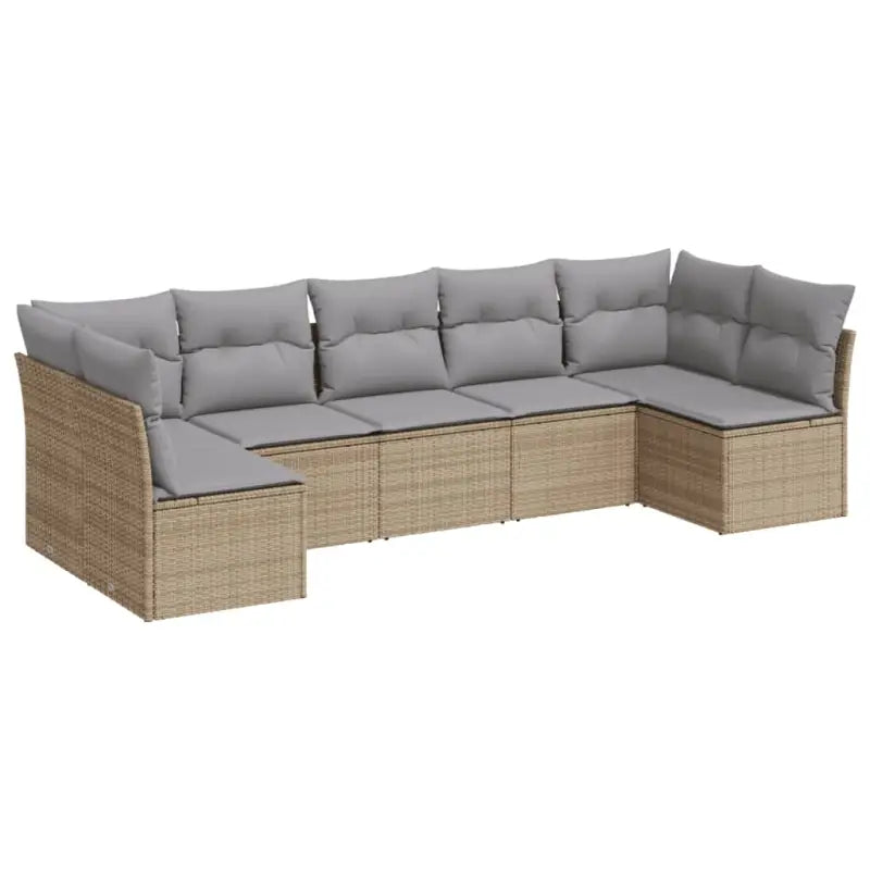 Gepoedercoat staal tuinset met poly rattan voor een comfortabele zitervaring - Tuinsets