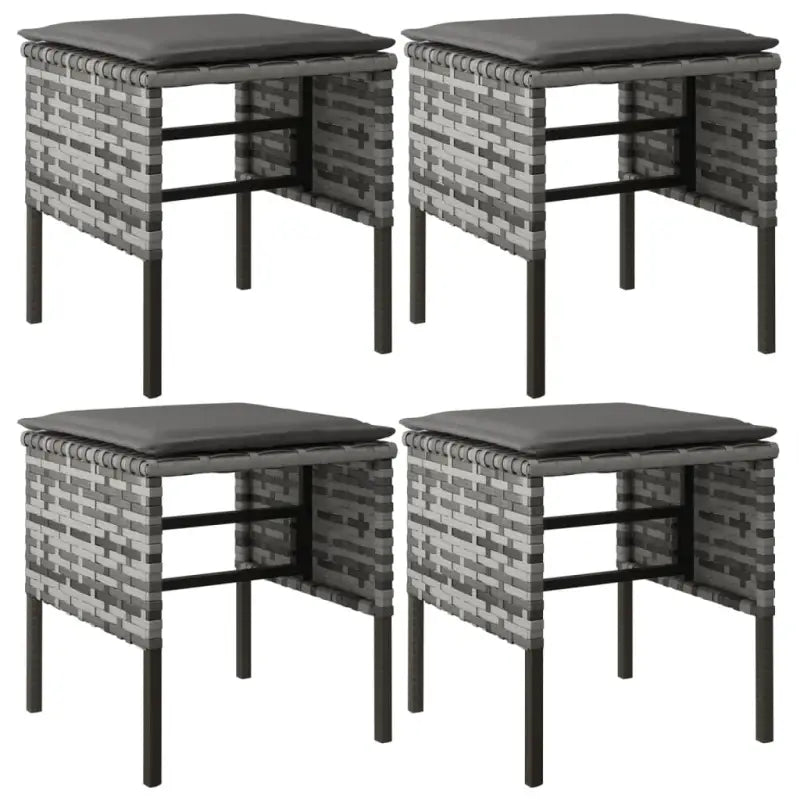 Gepoedercoat stalen L-vormige tuinbank in grijs materiaal - Tuinsets