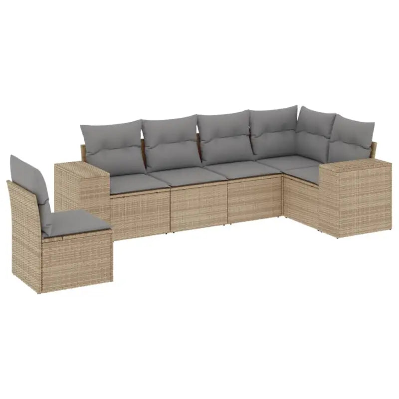 Gepoedercoat stalen tuinset met waterdichte tas en beige materiaal - Tuinsets