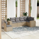 Gepoedercoat stalen tuinset met waterdichte tas en beige materiaal - beige en lichtgrijs / Zonder tafel - Tuinsets