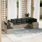 Gepoedercoat stalen tuinset met waterdichte tas en beige materiaal - Lichtgrijs en donkergrijs / Zonder tafel - Tuinsets