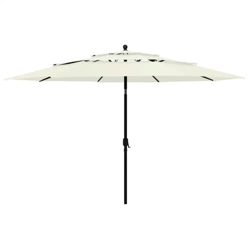 Gepoedercoate Aluminium Parasol met UV- en vochtbestendige Drie-Laags Bescherming - Parasols en zonneschermen