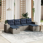 Gepoedercoaten loungeset in grijs materiaal met ideale afmetingen - Tuinsets