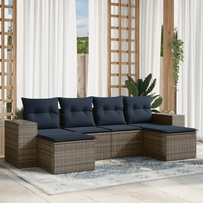 Gepolijst staal loungestoel set met waterdichte zak en grijs materiaal - Tuinsets