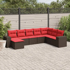 Gepolijst tuin loungeset in grijs met waterdichte tas en stevige staalafmetingen - Bruin / Zonder tafel - Tuinsets