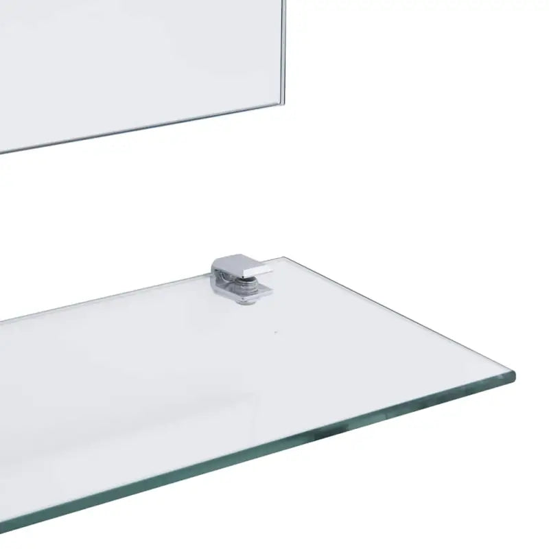 Gepolijste wandspiegel met schappen en gehard glas voor badkamer of woonkamer - Spiegels
