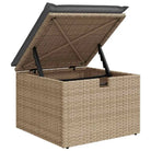 Gepubliceerd loungeset met beige materiaal en gepoedercoat staal afmetingen - Tuinsets