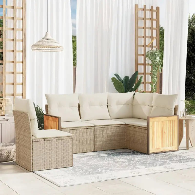 Gepubliceerd tuinsets met beige materiaal en gepoedercoat staal afmetingen - Tuinsets