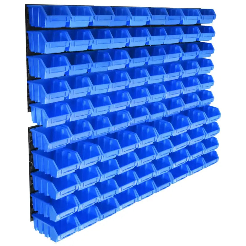 Gereedschapskast met kleine en grote bakken voor organisatie - Blauw / 96 - Gereedschapskasten