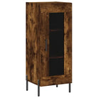 Gerookt Eiken Dressoir van Bewerkte Hout met Tijdloze Design - Dressoirs & buffetkasten
