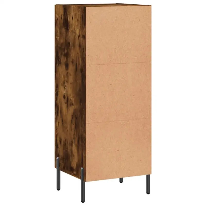 Gerookt Eiken Dressoir van Bewerkte Hout met Tijdloze Design - Dressoirs & buffetkasten
