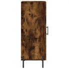 Gerookt Eiken Dressoir van Bewerkte Hout met Tijdloze Design - Dressoirs & buffetkasten