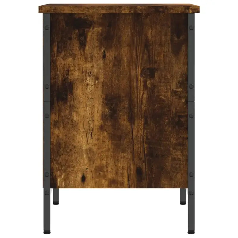 Schoenenkast 38X35X Bewerkt Hout Kleurig Gerookt Eiken