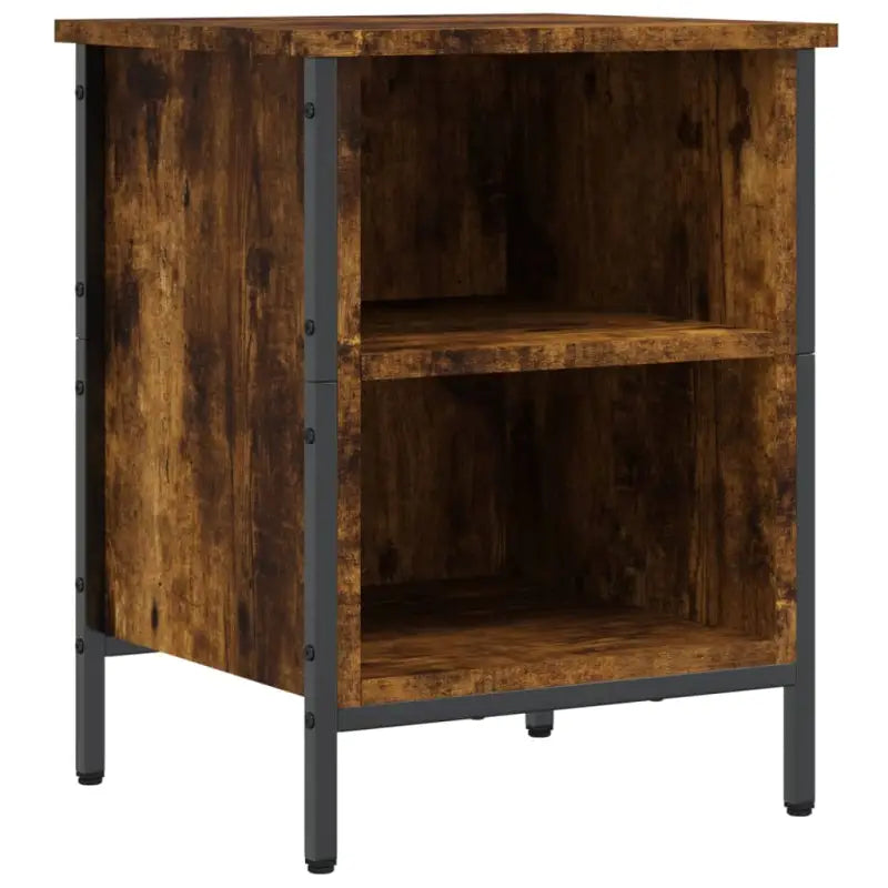 Schoenenkast 38X35X Bewerkt Hout Kleurig Gerookt Eiken