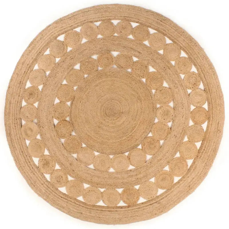 Gevlochten jute tapijt met aantrekkelijke textuur voor natuurlijke interieurs - 210 cm - Vloerkleden
