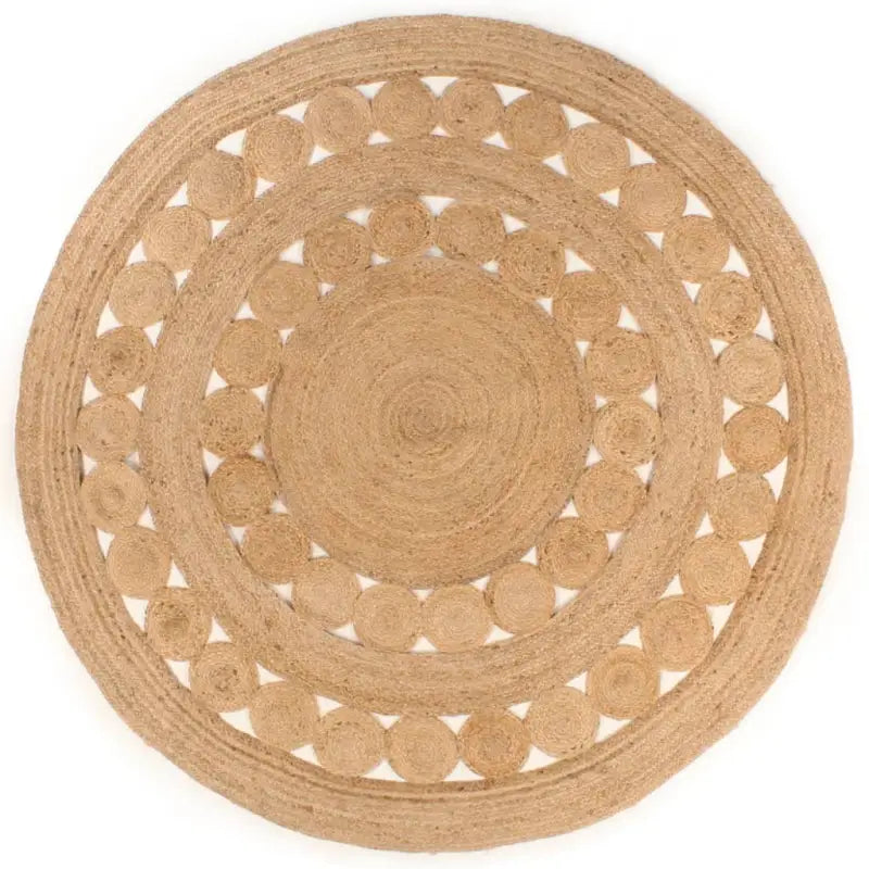Gevlochten jute tapijt met aantrekkelijke textuur voor natuurlijke interieurs - 240 cm - Vloerkleden