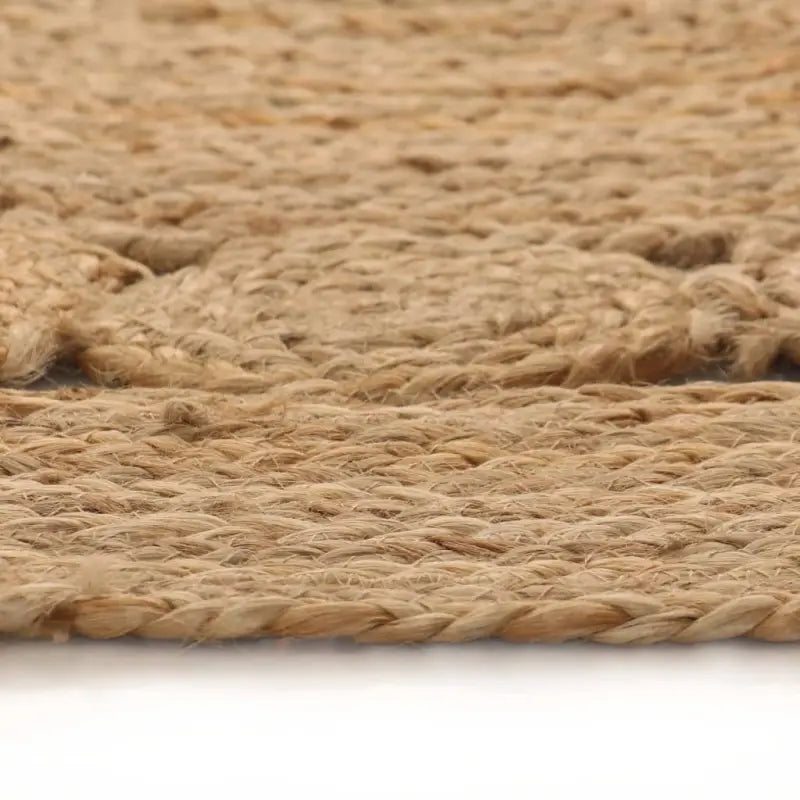 Gevlochten jute tapijt met aantrekkelijke textuur voor natuurlijke interieurs - Vloerkleden