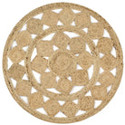 Gevlochten jute tapijt voor een natuurlijk en duurzaam interieur - 150 cm - Vloerkleden