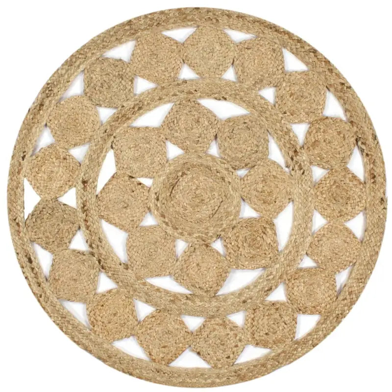 Gevlochten jute tapijt voor een natuurlijk en duurzaam interieur - 150 cm - Vloerkleden
