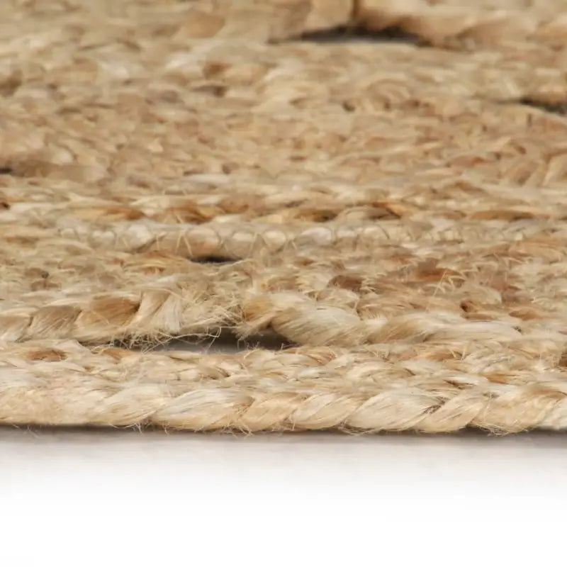 Gevlochten jute tapijt voor een natuurlijk en duurzaam interieur - Vloerkleden