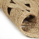 Gevlochten jute tapijt voor een natuurlijk en duurzaam interieur - Vloerkleden