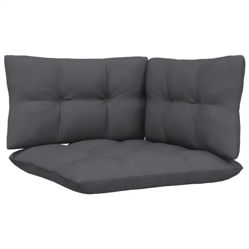 Gezellig tuinset van massief grenenhout met comfortabele rug en zijkussen - Wit - Tuinsets
