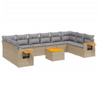 Gezellige tuinset met beige materiaal en waterdichte tas - Tuinsets