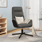 Graden draaibaar relaxstoel voor optimaal comfort en stijl - Donkergrijs / 1 / Zonder voetensteun - Fauteuils &