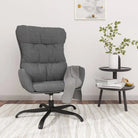 Graden draaibare relaxstoel voor optimaal zitcomfort in elke kamer - Lichtgrijs / 1 / Zonder voetensteun - Fauteuils &
